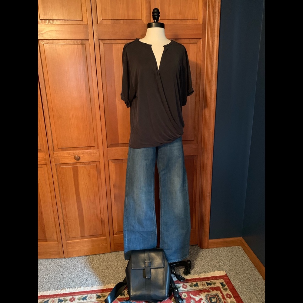 Anthropologie Black Top
